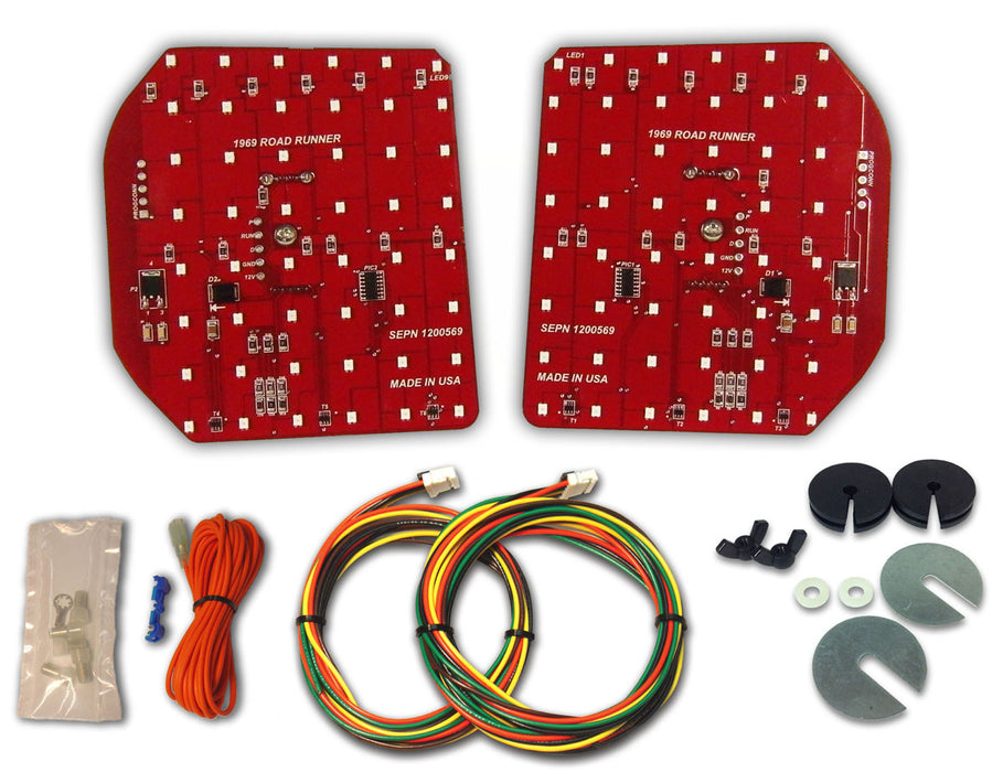 1969 Plymouth Road Runner Sequential LED Tail Lights