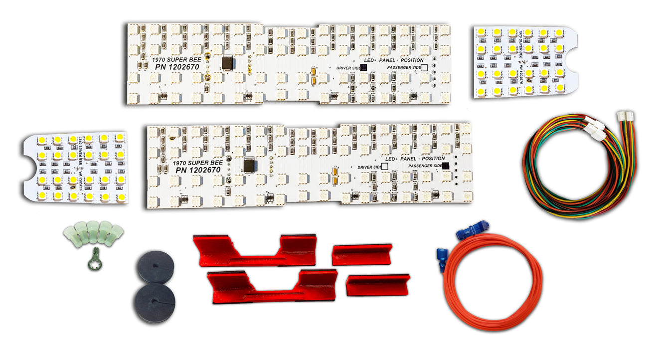 1970 Dodge Super Bee Sequential LED Tail Lights