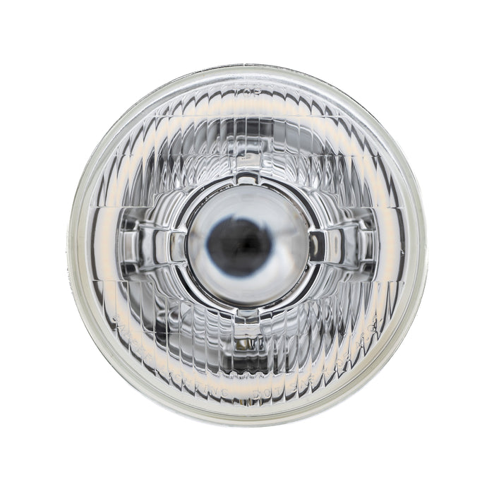 Low Beam Chrome 30W LED 575 with HDR Red Halo with Original Glass