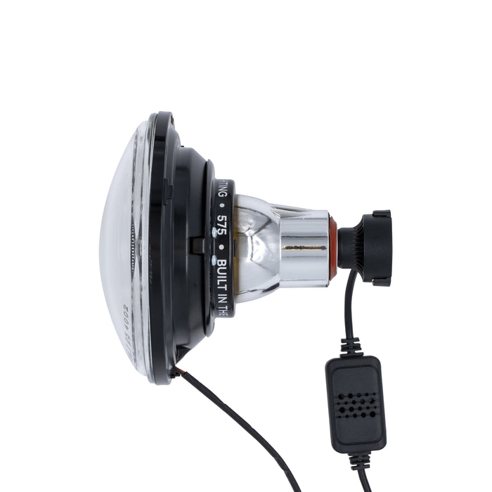 Low Beam Black 30W LED 575 with Modern Switchback Halo