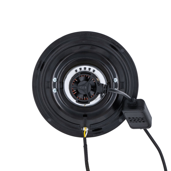 Low Beam Black 30W LED 575 with HDR Smoked Red Halo