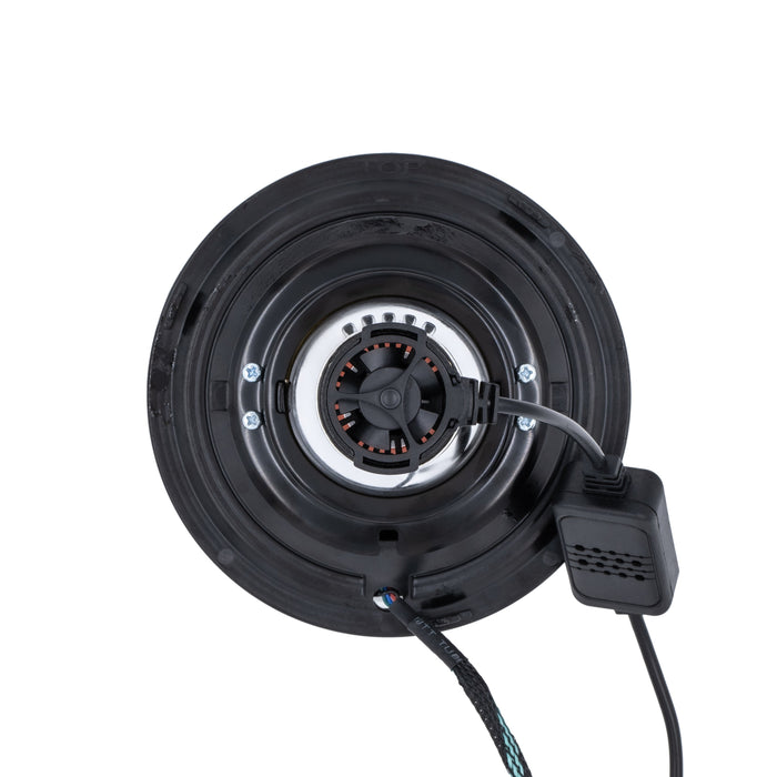 Low Beam Black 30W LED 575 with HDR Smoked RGB Halo